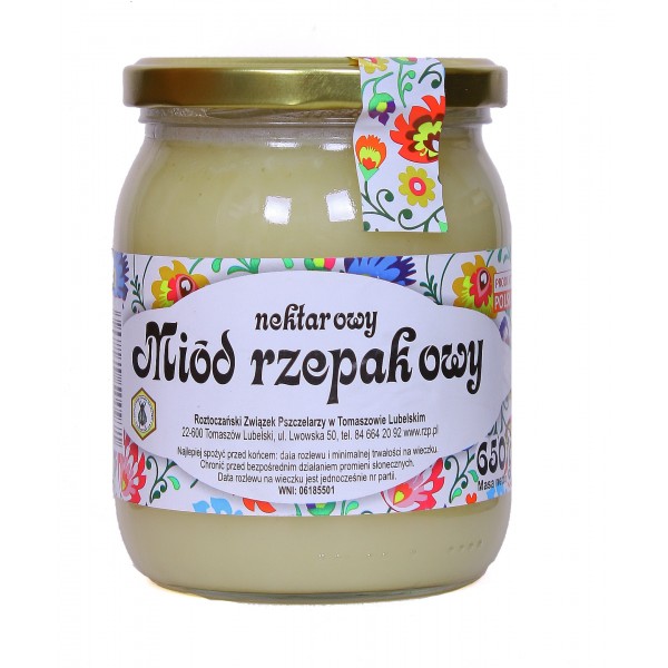 Miód rzepakwy 650 g